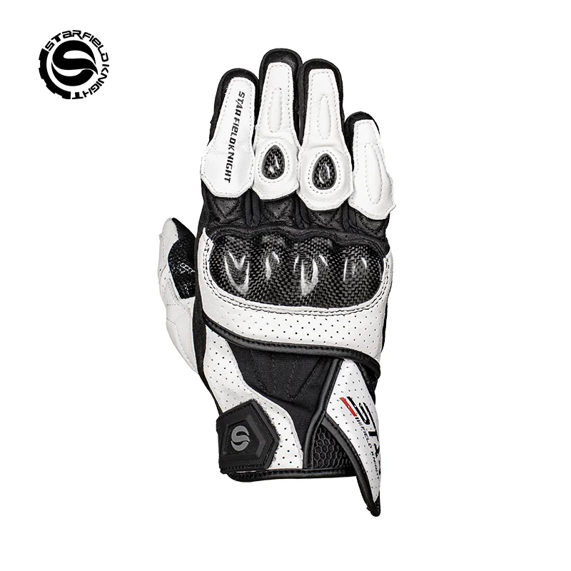 Star Field Knight Motorcycle Riding Gloves Real Goat Leather Non-slip Wear-resistant Summer Breathable Carbon Fiber Protection
Star Field Knight Motorcycle Riding Gloves Real Goat Leather Non-slip Wear-resistant Summer Breathable Carbon Fiber Protection