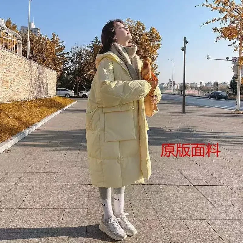 Women Parka Winter Jacket Clothes Loose Long Coat Wool Liner Hooded Jacket Warm Thick Snow Wear Woman Padded Parka
Women Parka Winter Jacket Clothes Loose Long Coat Wool Liner Hooded Jacket Warm Thick Snow Wear Woman Padded Parka