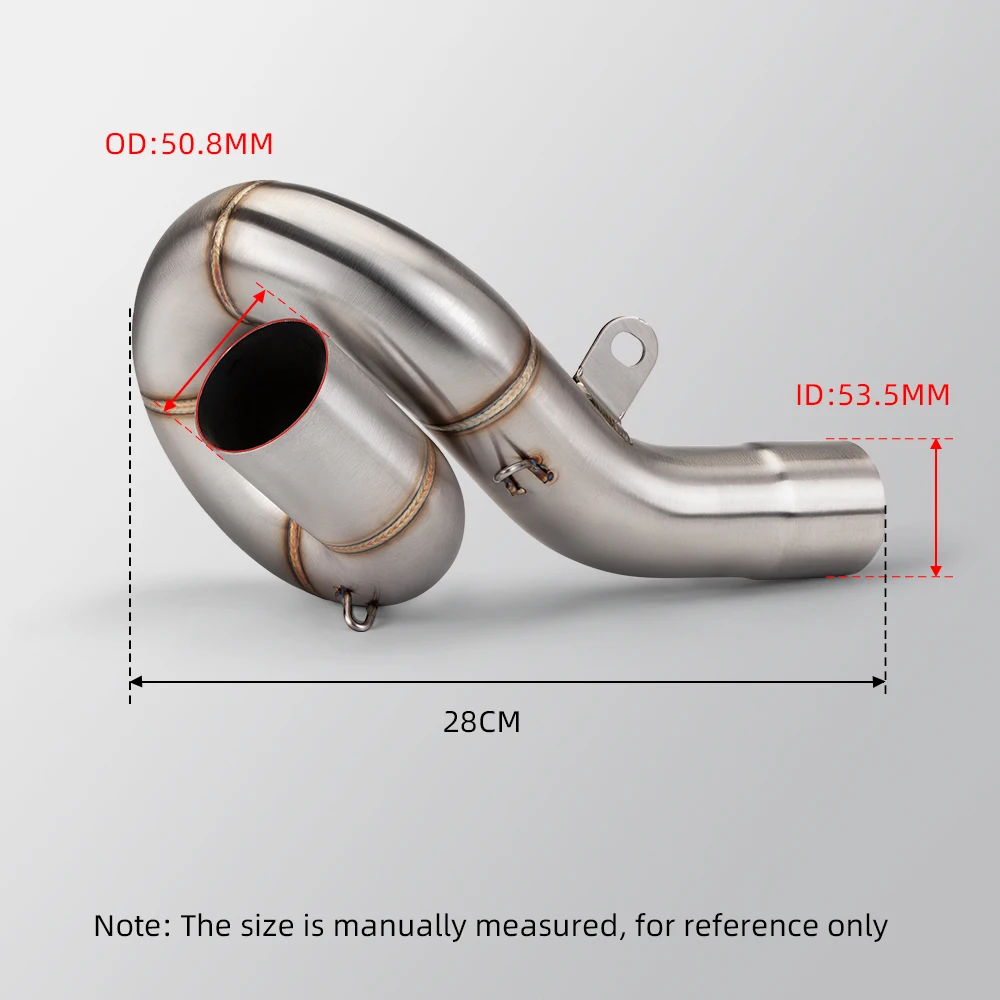 Slip-on Motorcycle Exhaust Middle Link Pipe 51mm Escape Moto DB Killer for ZX6R ZX636 2009-2017
Slip-on Motorcycle Exhaust Middle Link Pipe 51mm Escape Moto DB Killer for ZX6R ZX636 2009-2017