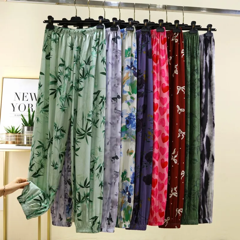 Summer Lightweight Cotton Silk Loose Fit Casual Pants Women's Home Pants Small Footed Thin Model Air Conditioned Mosquito Pro...
Summer Lightweight Cotton Silk Loose Fit Casual Pants Women's Home Pants Small Footed Thin Model Air Conditioned Mosquito Pro...