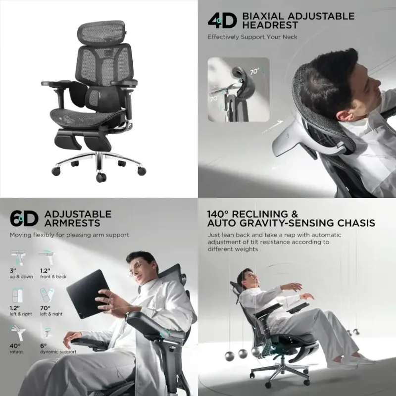 E3 PRO Modern Ergonomic Racing Chair with Footrest
E3 PRO Modern Ergonomic Racing Chair with Footrest