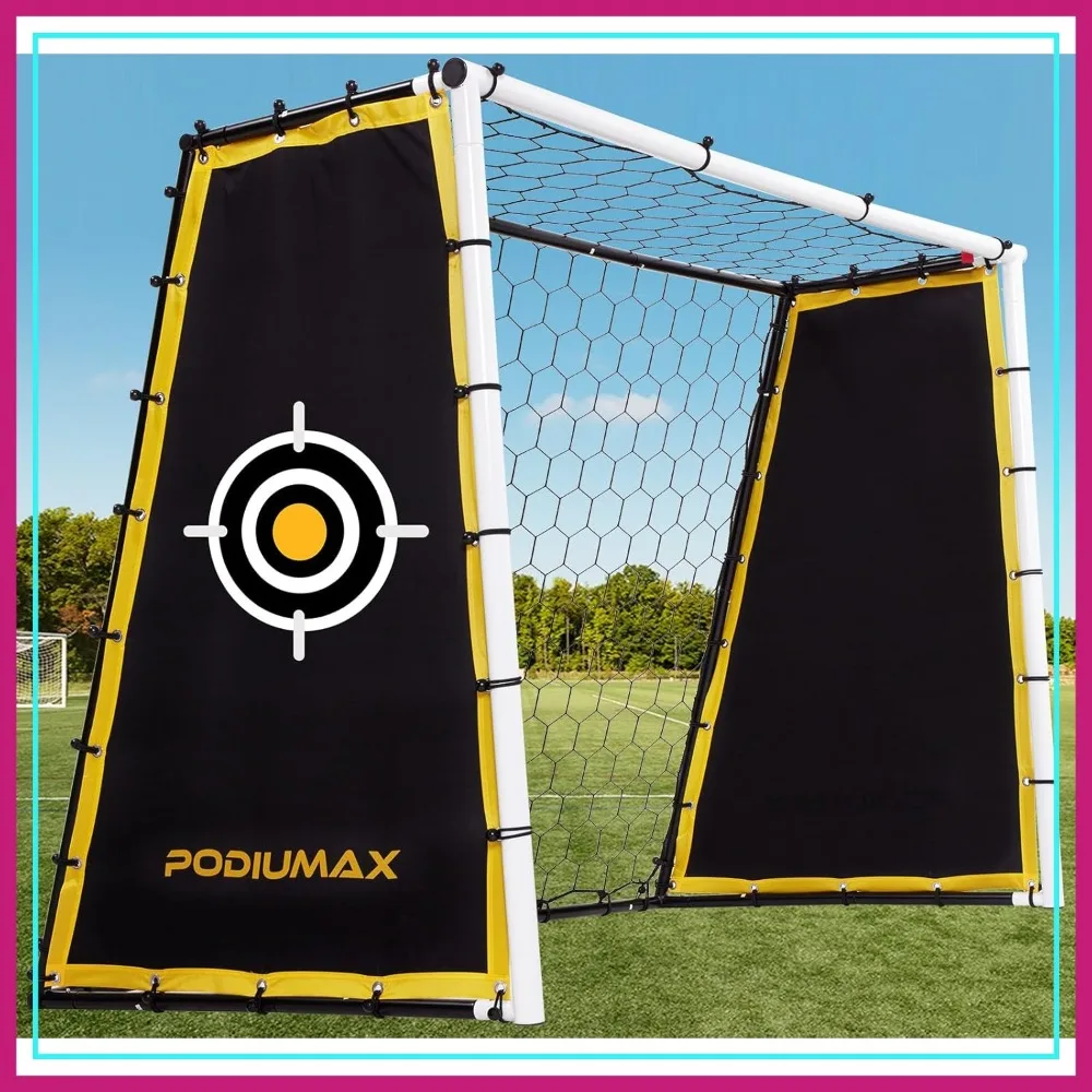 7x5ft Soccer Goal & Rebounder, 4-in-1 Training Net for Passing & Shooting, Steel Frame Backyard Practice
7x5ft Soccer Goal & Rebounder, 4-in-1 Training Net for Passing & Shooting, Steel Frame Backyard Practice