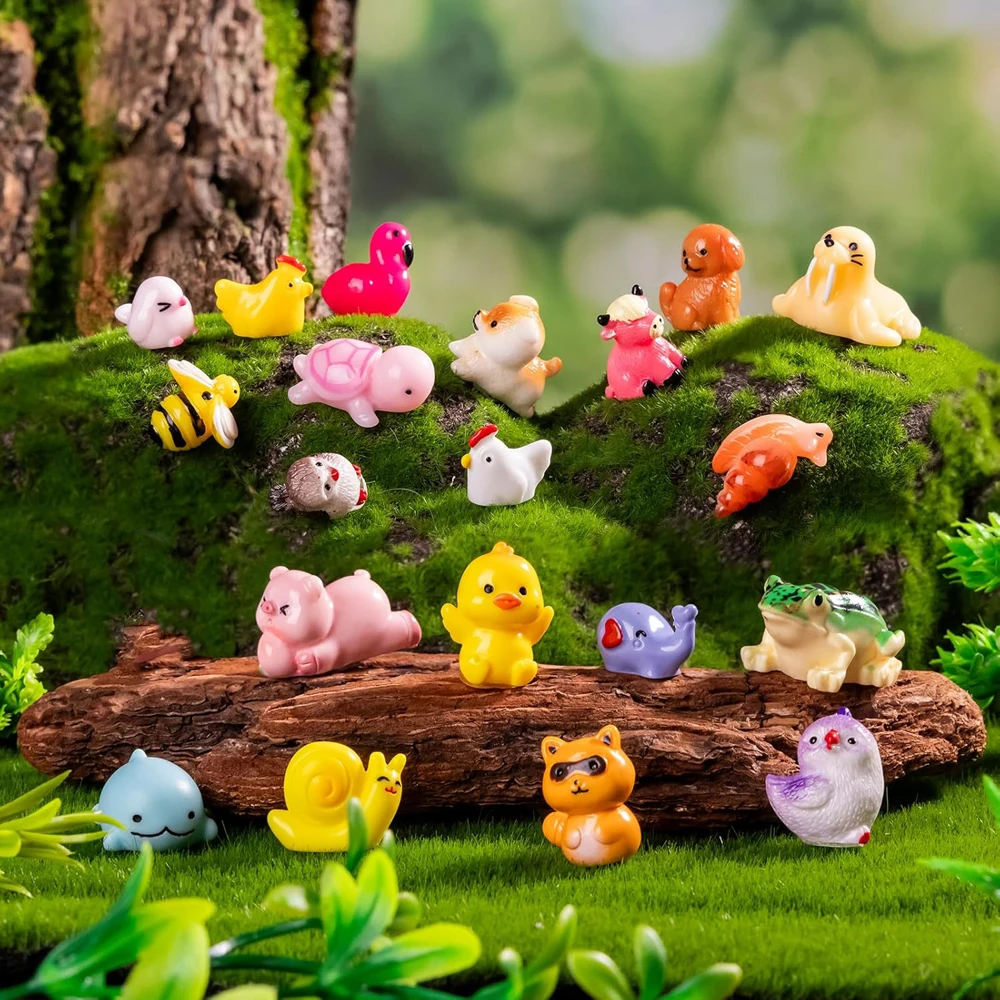 41Pcs Mini Resin Animal Figures Little Miniature Animal for Micro Fairy Garden Landscape Accessories Dollhouse Crafts Decor
41Pcs Mini Resin Animal Figures Little Miniature Animal for Micro Fairy Garden Landscape Accessories Dollhouse Crafts Decor