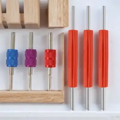 6Pcs Tire Core Removal Tool Dual Head Core Remover Compact Tire Repair Tool for Car Motorcycle Bicycle Air Conditioning Units 
6Pcs Tire Core Removal Tool Dual Head Core Remover Compact Tire Repair Tool for Car Motorcycle Bicycle Air Conditioning Units