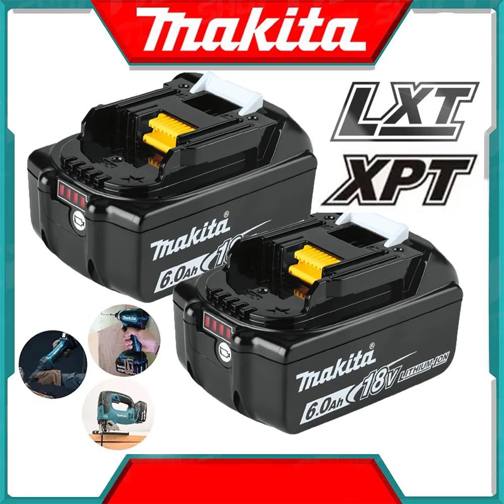 Genuine Makita Battery 6Ah/5Ah/3Ah for Makita 18V BL1830 BL1850B BL1850 BL1840 BL1860 BL1815 BL1820 Replacement Lithium Battery
Genuine Makita Battery 6Ah/5Ah/3Ah for Makita 18V BL1830 BL1850B BL1850 BL1840 BL1860 BL1815 BL1820 Replacement Lithium Battery