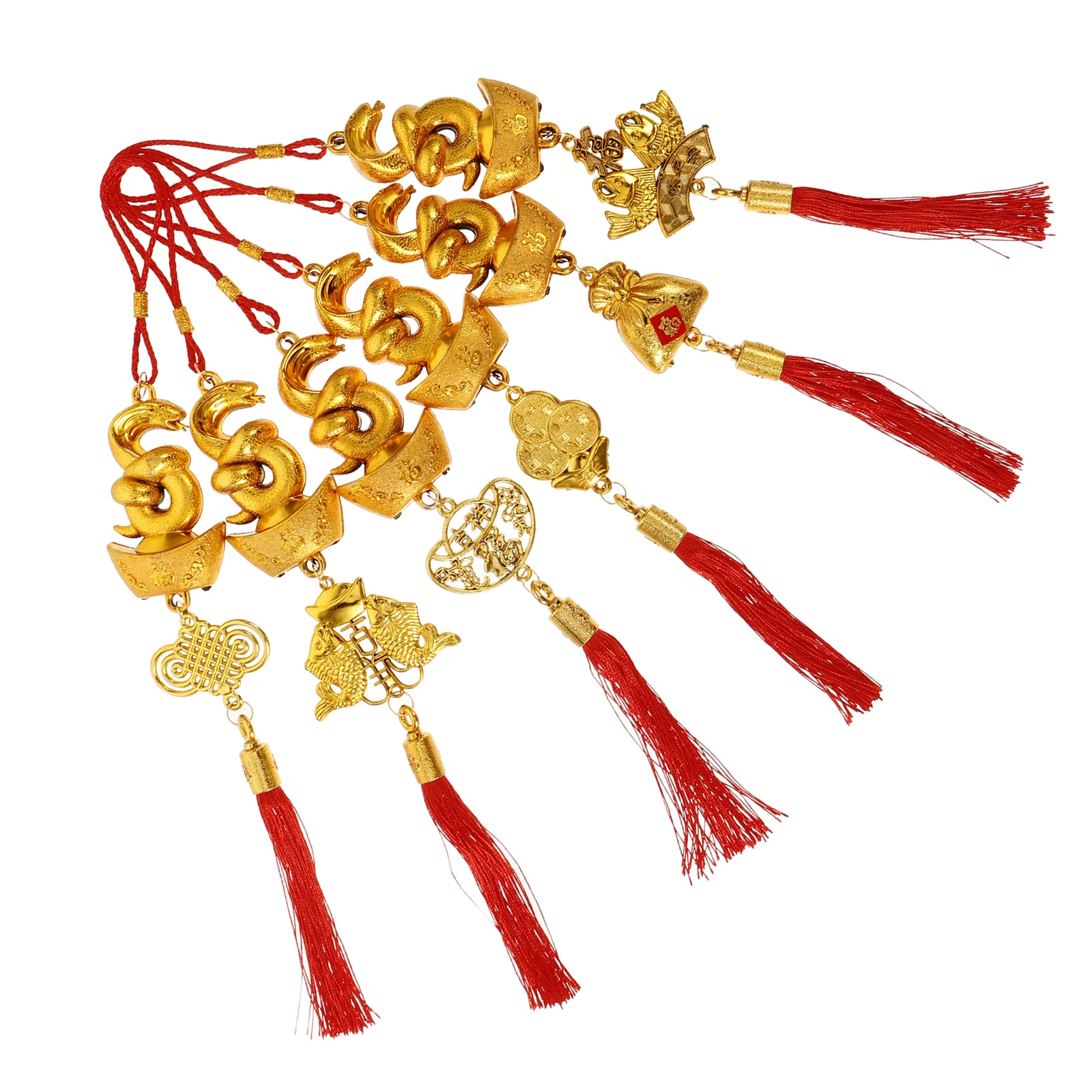 6 Pcs Gold Plated Snake Pendant Delicate Chinese Style Festive New Year Hanging Plastic Charms Decorations
6 Pcs Gold Plated Snake Pendant Delicate Chinese Style Festive New Year Hanging Plastic Charms Decorations