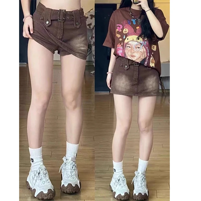 High Waist Slimming Denim Skirt Women's A-Line Short Skirt Summer 2024 New Retro Bodycon Half-length Skirts
High Waist Slimming Denim Skirt Women's A-Line Short Skirt Summer 2024 New Retro Bodycon Half-length Skirts