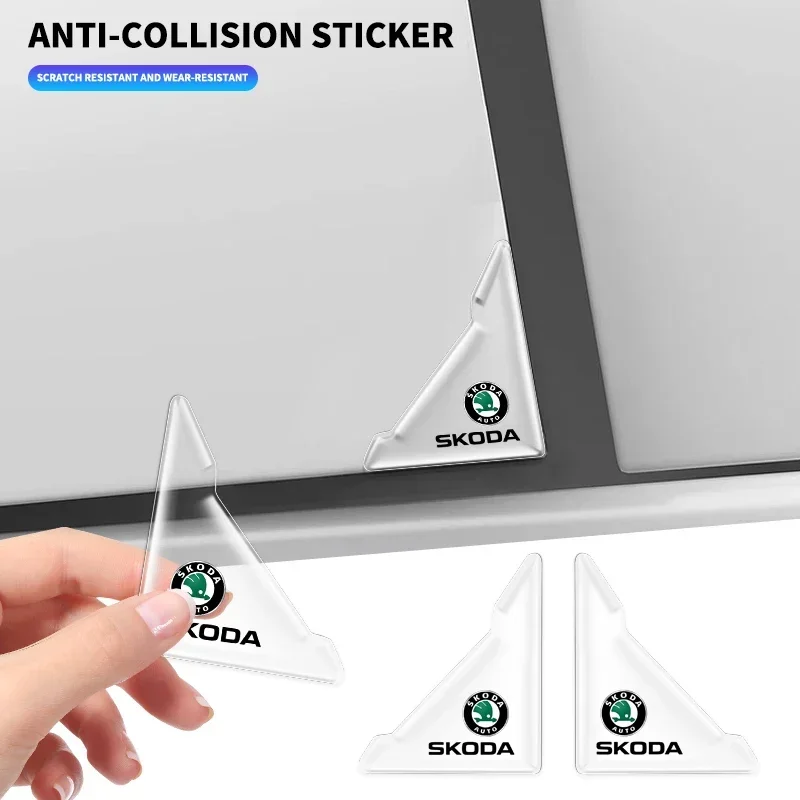 Угловая защитная наклейка на переднюю дверь автомобиля для Skoda Fabia Superb Yeti Octavia Rapid Kodiaq Mk3 A4 A6 A7 A5 Kamiq
Угловая защитная наклейка на переднюю дверь автомобиля для Skoda Fabia Superb Yeti Octavia Rapid Kodiaq Mk3 A4 A6 A7 A5 Kamiq