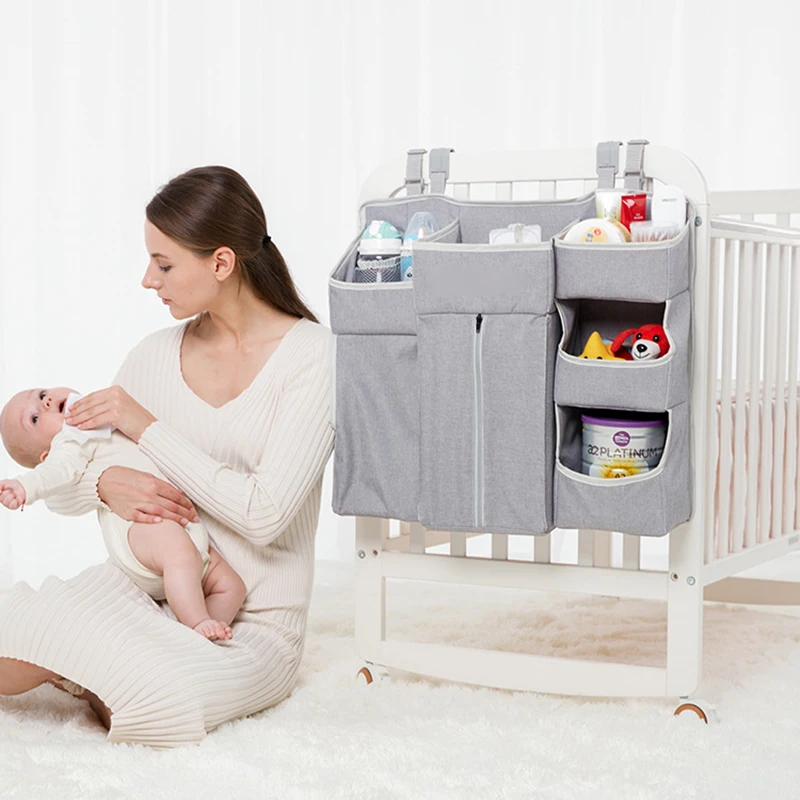 Portable Baby Crib Organizer Bed Hanging Bag for Baby Essentials Diaper Storage Cradle Bag Bedding Set Room Deocr Storage Bag
Portable Baby Crib Organizer Bed Hanging Bag for Baby Essentials Diaper Storage Cradle Bag Bedding Set Room Deocr Storage Bag