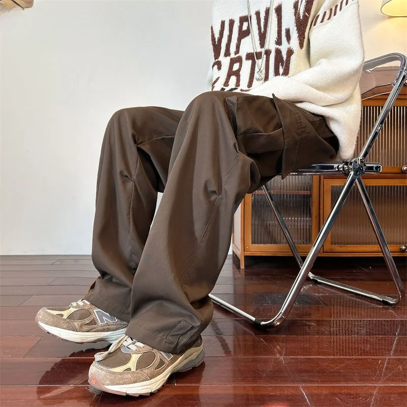 2023 Men Spring Autumn Fashion Loose Cargo Pants Male Wide Leg Straight Baggy Trousers Men Pockets Casual Oversize Pants F117
2023 Men Spring Autumn Fashion Loose Cargo Pants Male Wide Leg Straight Baggy Trousers Men Pockets Casual Oversize Pants F117