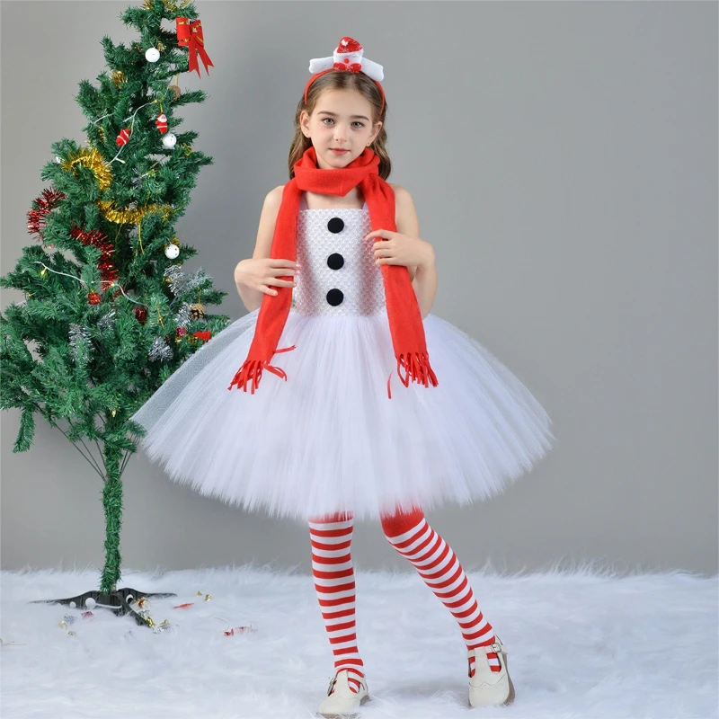 Christmas Snowman-Themed Puffy Skirt for Girls Children's Costume: Frozen Olaf Princess Dress Holiday Performance Outfit
Christmas Snowman-Themed Puffy Skirt for Girls Children's Costume: Frozen Olaf Princess Dress Holiday Performance Outfit