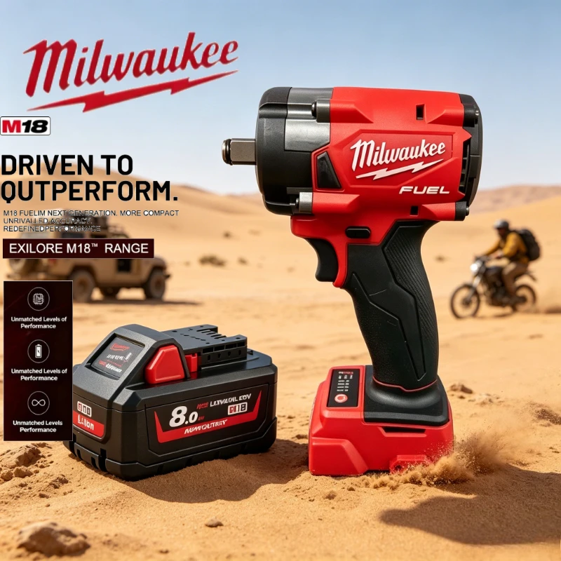 Milwaukee FIW212 FUEL Portable Impact Kit with battery charger fits roadside auto repair small construction fastening projects
Milwaukee FIW212 FUEL Portable Impact Kit with battery charger fits roadside auto repair small construction fastening projects