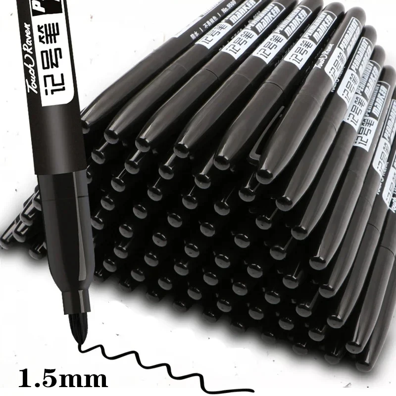 3/6/9/18pcs Permanent Marker Pen Fine Point 1.5 Mm Fiber Tip Black Blue Red Waterproof Ink Color Pens Stationery School Supplies
3/6/9/18pcs Permanent Marker Pen Fine Point 1.5 Mm Fiber Tip Black Blue Red Waterproof Ink Color Pens Stationery School Supplies