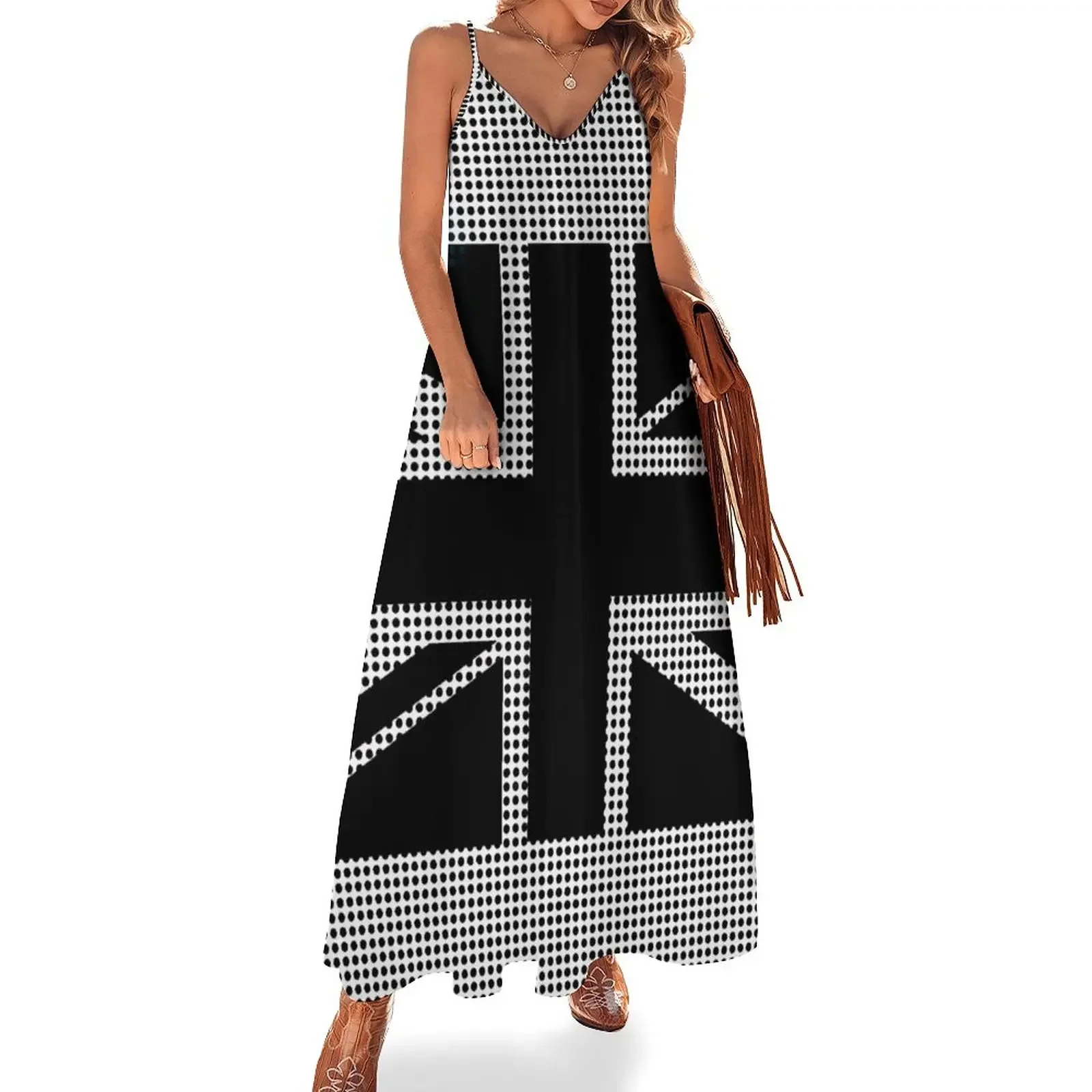 UK Flag Black and White Sleeveless Dress Prom gown dresses ladies 2025 summer Summer women's clothing Summer dresses for women
UK Flag Black and White Sleeveless Dress Prom gown dresses ladies 2025 summer Summer women's clothing Summer dresses for women