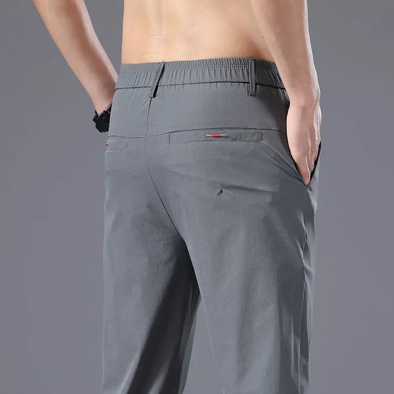 2026 Men's Casual Pants Slim Fit Stretch Classic Chino Trouser Male Stretch Elastic Korean Summer Dress Ice Light Thin Business
2026 Men's Casual Pants Slim Fit Stretch Classic Chino Trouser Male Stretch Elastic Korean Summer Dress Ice Light Thin Business