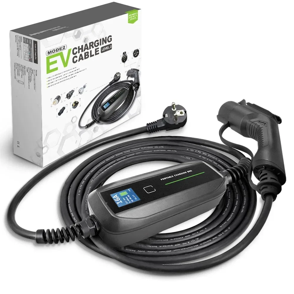 Тип 2 IEC62196-2 Зарядное устройство Evhome Портативное зарядное устройство для электромобилей 10/16A Schuko Stabdard
Тип 2 IEC62196-2 Зарядное устройство Evhome Портативное зарядное устройство для электромобилей 10/16A Schuko Stabdard