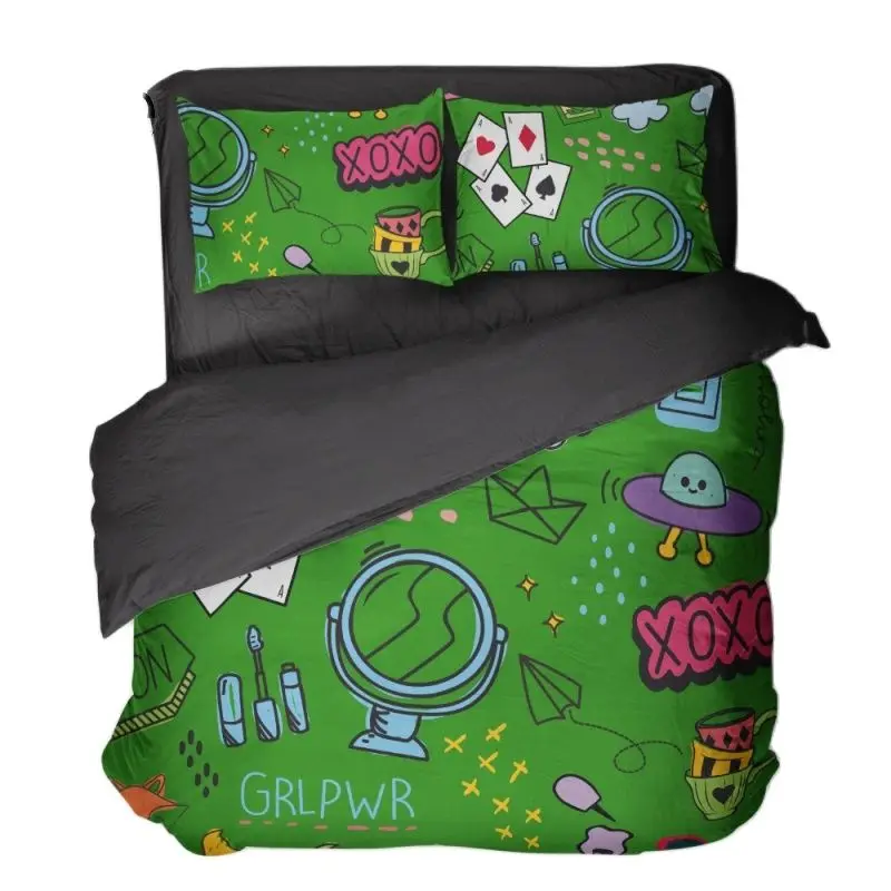 Dream NS Customized bedding set child card ventilation multiple colors Quilt cover pillowcase 3pcs set Children's room style
Dream NS Customized bedding set child card ventilation multiple colors Quilt cover pillowcase 3pcs set Children's room style