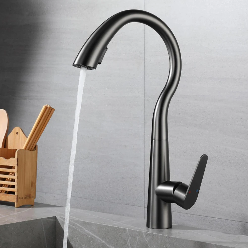Kitchen Mixer Faucet Cold & Hot Water 304 Stainless Steel Body Material With Two Hoses Cermaic Valve Core
Kitchen Mixer Faucet Cold & Hot Water 304 Stainless Steel Body Material With Two Hoses Cermaic Valve Core