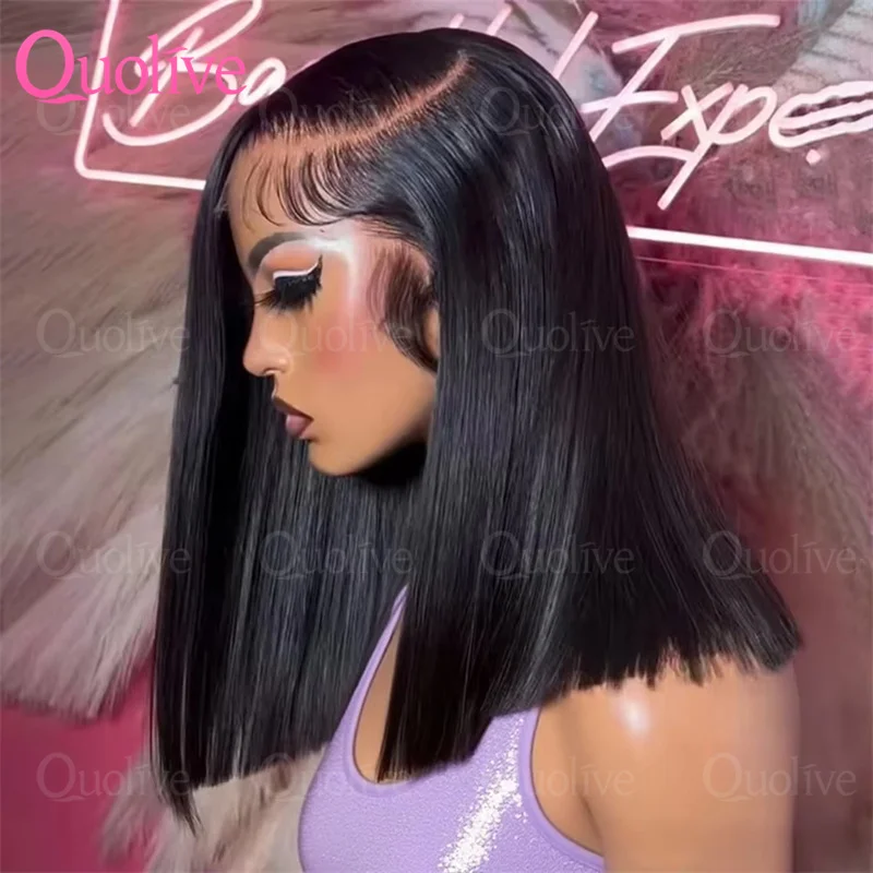 100% Human Hair Wig Glueless Closure 13x6 Hd Lace Frontal Wig Pre Cut Bone Straight Short Bob Lace Front Wig For Women 16 Inch
100% Human Hair Wig Glueless Closure 13x6 Hd Lace Frontal Wig Pre Cut Bone Straight Short Bob Lace Front Wig For Women 16 Inch