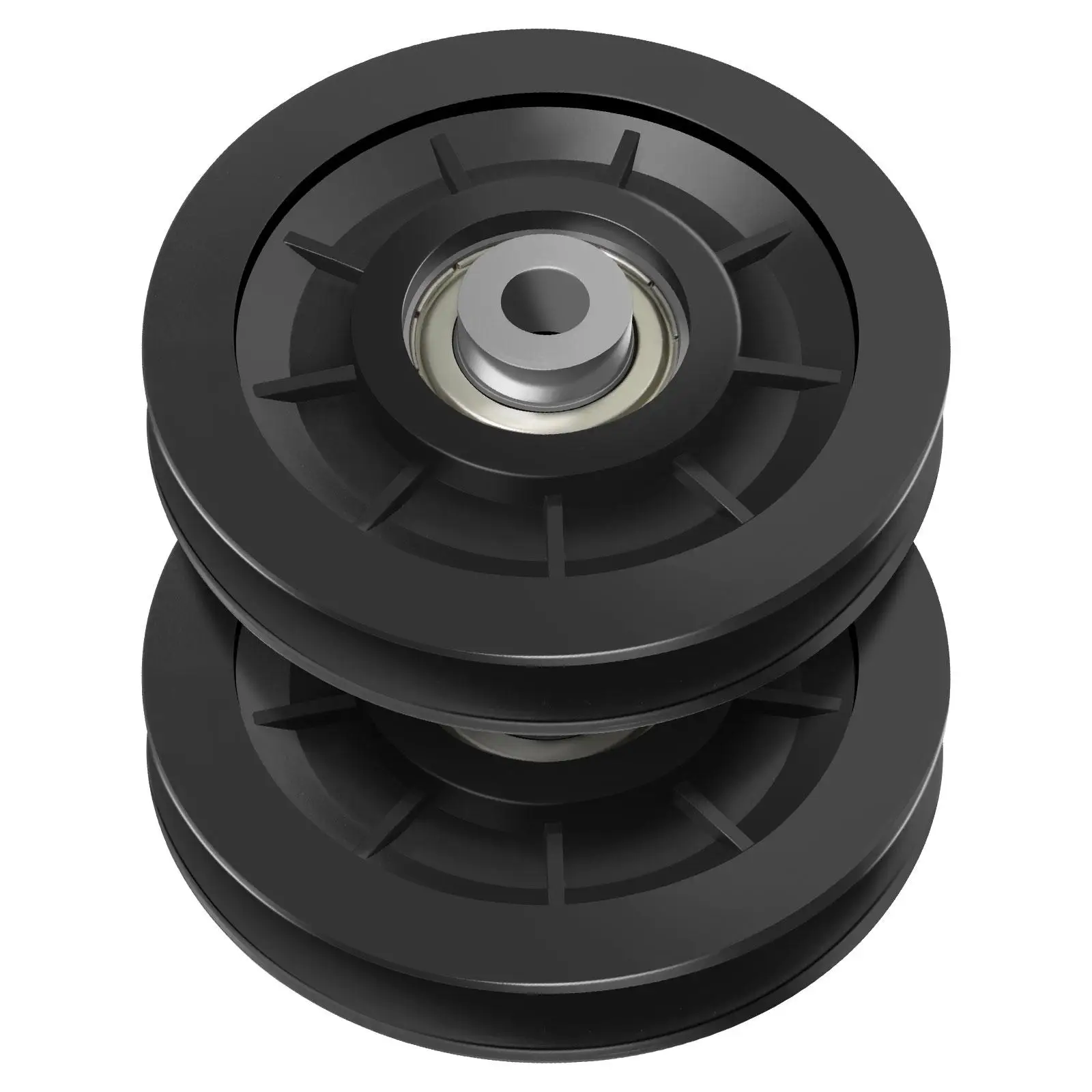 2 Pcs Fitness Pulley Wheel Cable System Heavy Duty Nylon Bearing Gym Accessories Black Plastic Smooth Operation Low Maintenance
2 Pcs Fitness Pulley Wheel Cable System Heavy Duty Nylon Bearing Gym Accessories Black Plastic Smooth Operation Low Maintenance