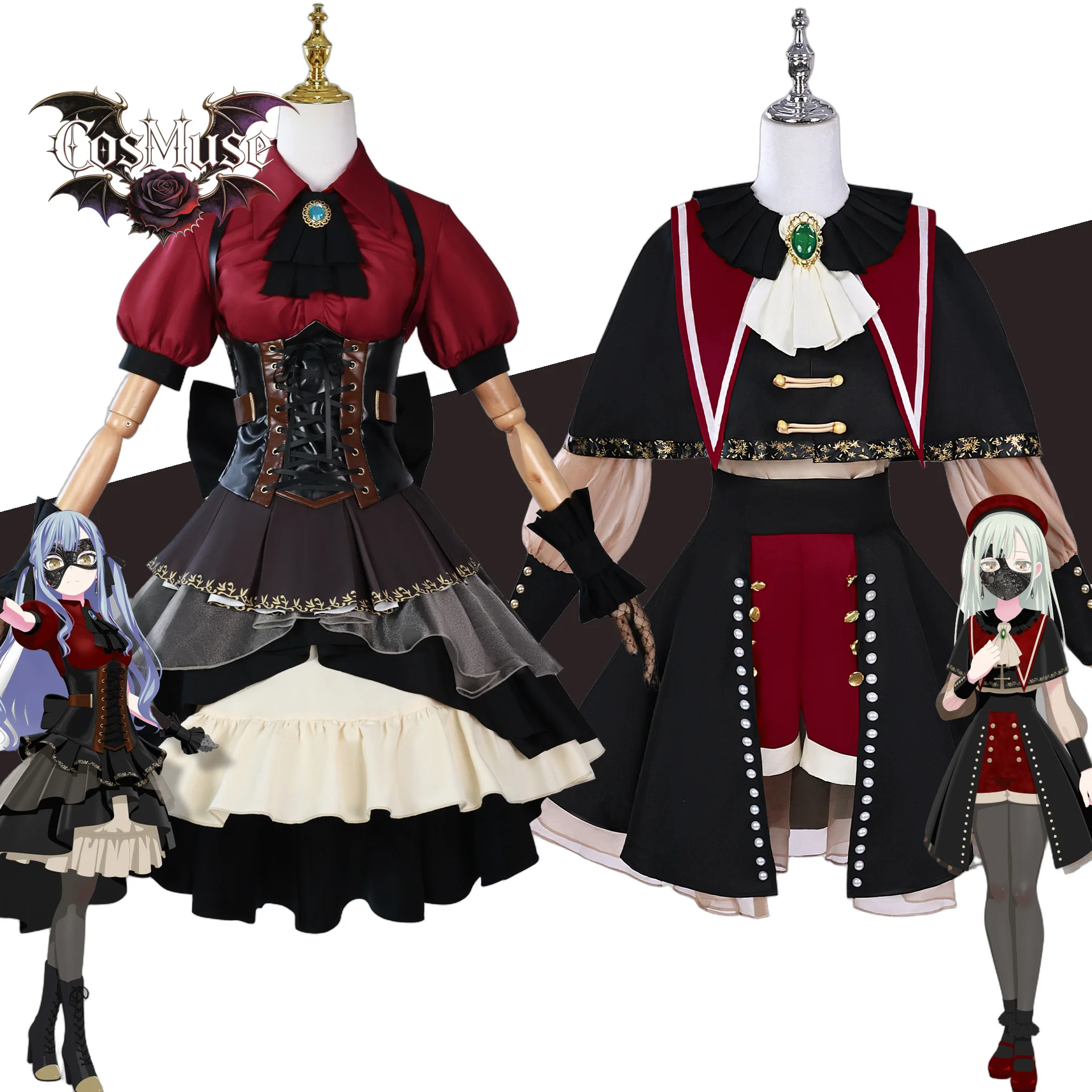Sakiko Togawa Wakaba Mutsumi BanG Dream Cosplay Costume Adult Carnival Uniform Anime Halloween Masquerade Women's Game Outfit
Sakiko Togawa Wakaba Mutsumi BanG Dream Cosplay Costume Adult Carnival Uniform Anime Halloween Masquerade Women's Game Outfit