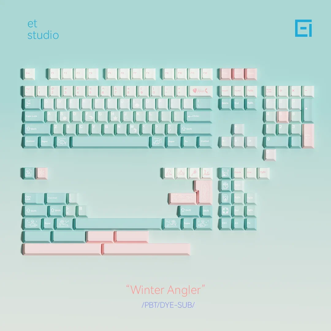 Winter Fisher, Sublimation PBT Original Factory Height Replaceable Keycap Mechanical Keyboard
Winter Fisher, Sublimation PBT Original Factory Height Replaceable Keycap Mechanical Keyboard