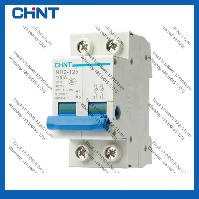 CHNT CHINT NH2-125 1P 2P 3P 4P Small Knife Circuit Breaker Disconnector 32A 63A 100A 125A
CHNT CHINT NH2-125 1P 2P 3P 4P Small Knife Circuit Breaker Disconnector 32A 63A 100A 125A