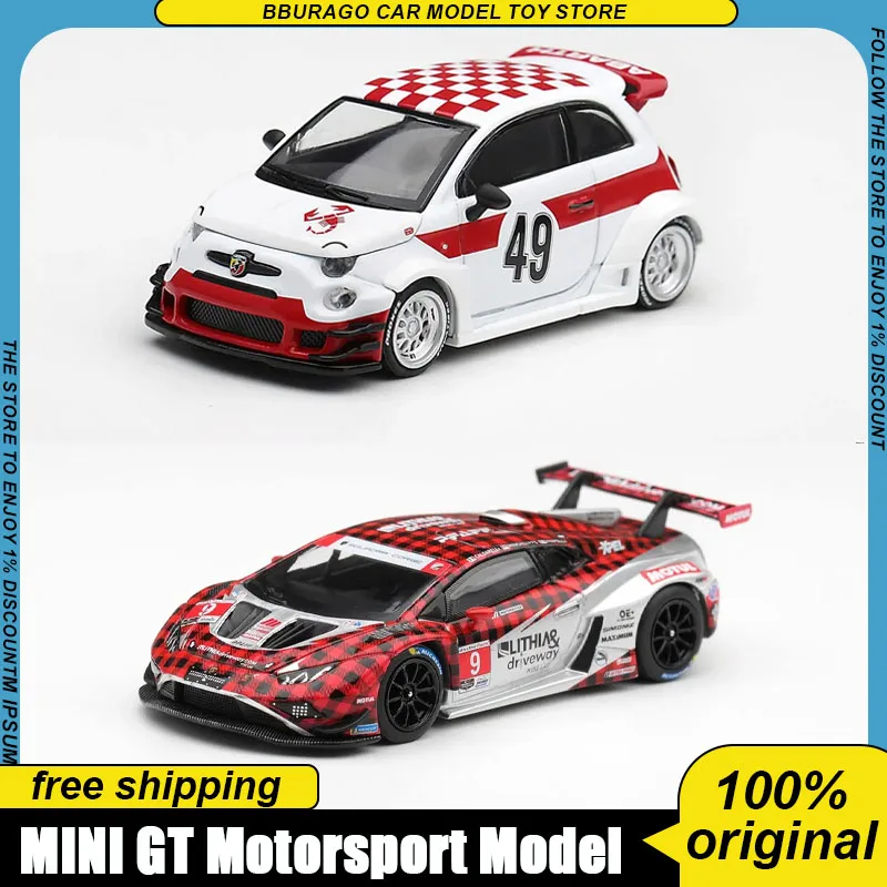Pre-Sale Mini Gt 1:64 Subaru Abarth Bmw Lamborghini Nissan #1325 #1327 Alloy Rally Endurance Gt Drift Touring Box Packaging Toys
Pre-Sale Mini Gt 1:64 Subaru Abarth Bmw Lamborghini Nissan #1325 #1327 Alloy Rally Endurance Gt Drift Touring Box Packaging Toys