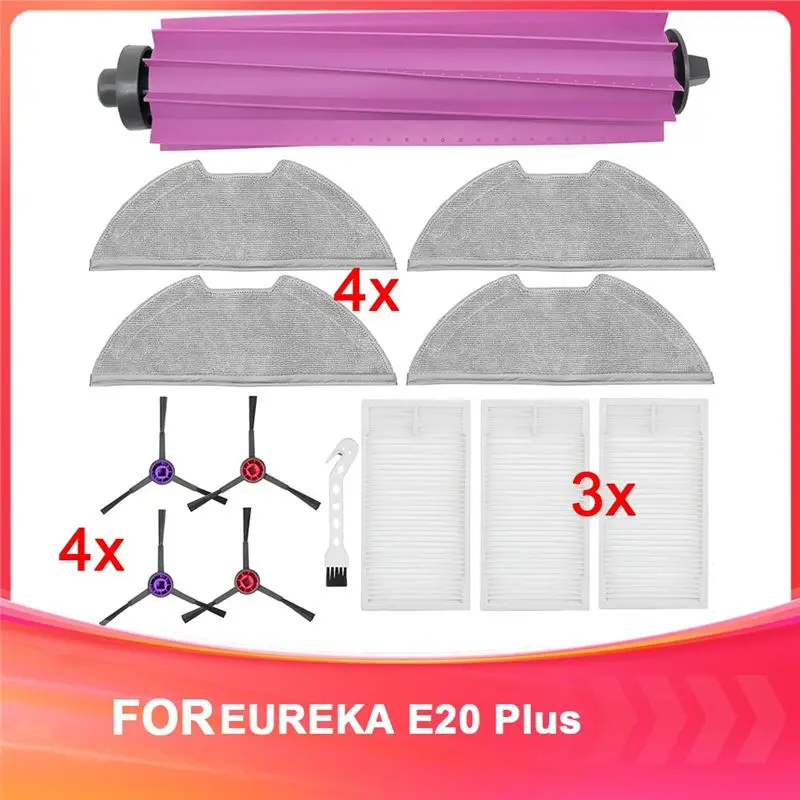 Benchmade Quality Accessories For EUREKA E20 Plus Robot Vacuum Cleaner Spare Parts, Main Brush, Cleaning Cloth, Side Brushes, Fi
Benchmade Quality Accessories For EUREKA E20 Plus Robot Vacuum Cleaner Spare Parts, Main Brush, Cleaning Cloth, Side Brushes, Fi