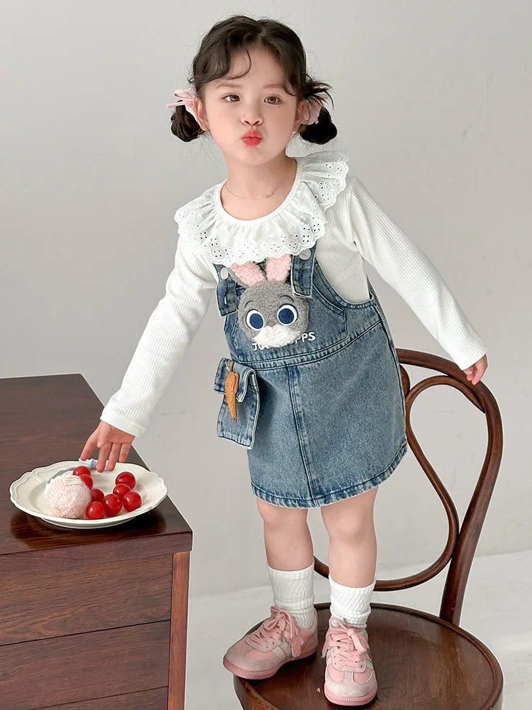 girl denim dressTwo-Piece Set2025New Baby Girl Spring Dress Suspender Skirt Children's Spring and Autumn Dress
girl denim dressTwo-Piece Set2025New Baby Girl Spring Dress Suspender Skirt Children's Spring and Autumn Dress