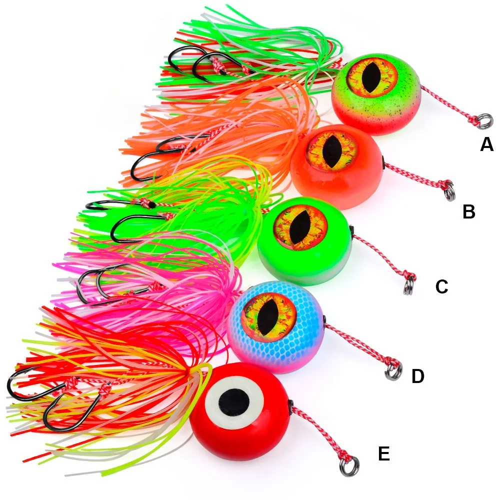 20g-120g 3D Eye Fishing Lure Lead Head Jig Bait With Rubber Skirs Luminous Luminous Jigging Lures Boat Fishing Baits
20g-120g 3D Eye Fishing Lure Lead Head Jig Bait With Rubber Skirs Luminous Luminous Jigging Lures Boat Fishing Baits