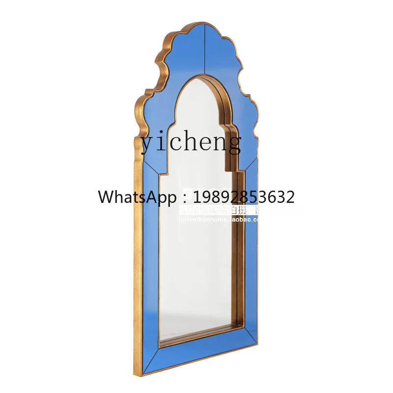 American creative mirror European bathroom mirror living room entrance decorative full-length mirror
American creative mirror European bathroom mirror living room entrance decorative full-length mirror