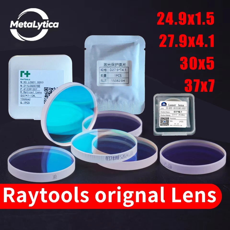 10pcs Raytools Original Laser Protective Lens 37x7/27.9x4.1 for Raytools Precitec WSX Fiber Powerful Cutting Machine Head Part
10pcs Raytools Original Laser Protective Lens 37x7/27.9x4.1 for Raytools Precitec WSX Fiber Powerful Cutting Machine Head Part