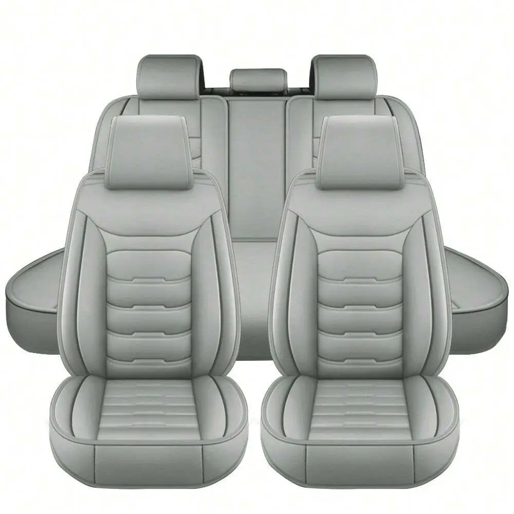 5 Seat Car Cover PU Leather Seat Covers Full Set Waterproof For Car Sedan SUV Truck Front And Rear Seat Cover Protector, C0102
5 Seat Car Cover PU Leather Seat Covers Full Set Waterproof For Car Sedan SUV Truck Front And Rear Seat Cover Protector, C0102