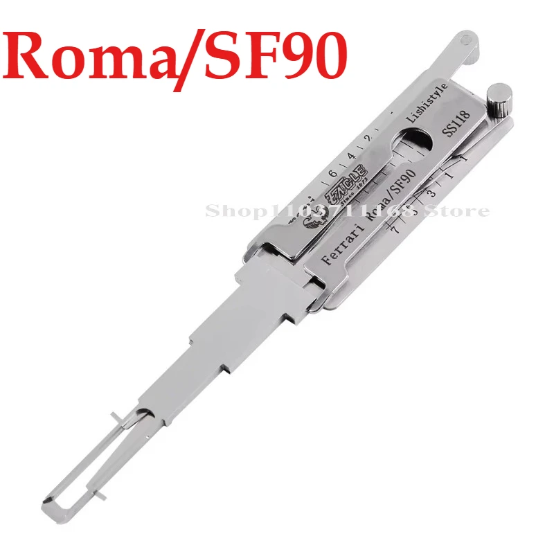 1Pcs for Roma/SF90 Haute Qualité En Acier Inoxydable LISHI 2in1 Pour Nouvelle for Ferrari Voiture Serrurier Professionnel Outils
1Pcs for Roma/SF90 Haute Qualité En Acier Inoxydable LISHI 2in1 Pour Nouvelle for Ferrari Voiture Serrurier Professionnel Outils