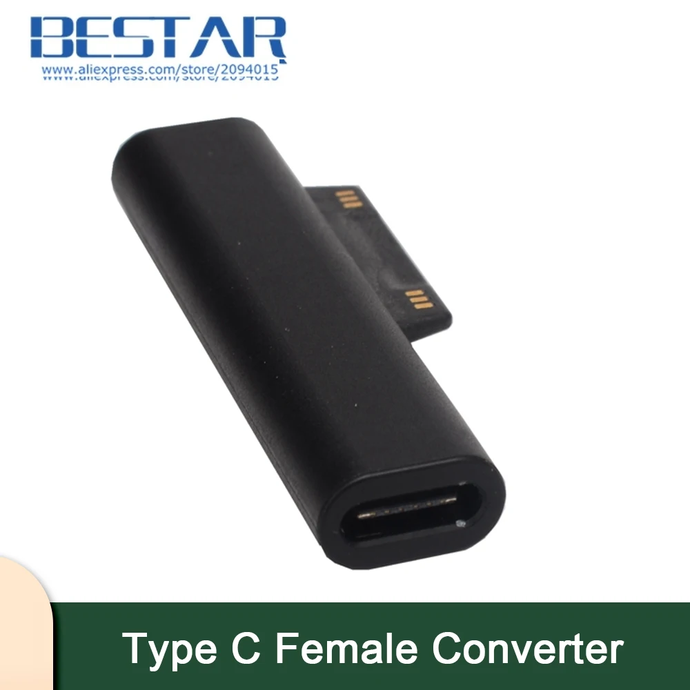 USB C PD Fast Charging Plug Converter Adapter Connector for Microsoft Surface pro 3/4/5/6 Go Type C Female to Surface Book
USB C PD Fast Charging Plug Converter Adapter Connector for Microsoft Surface pro 3/4/5/6 Go Type C Female to Surface Book