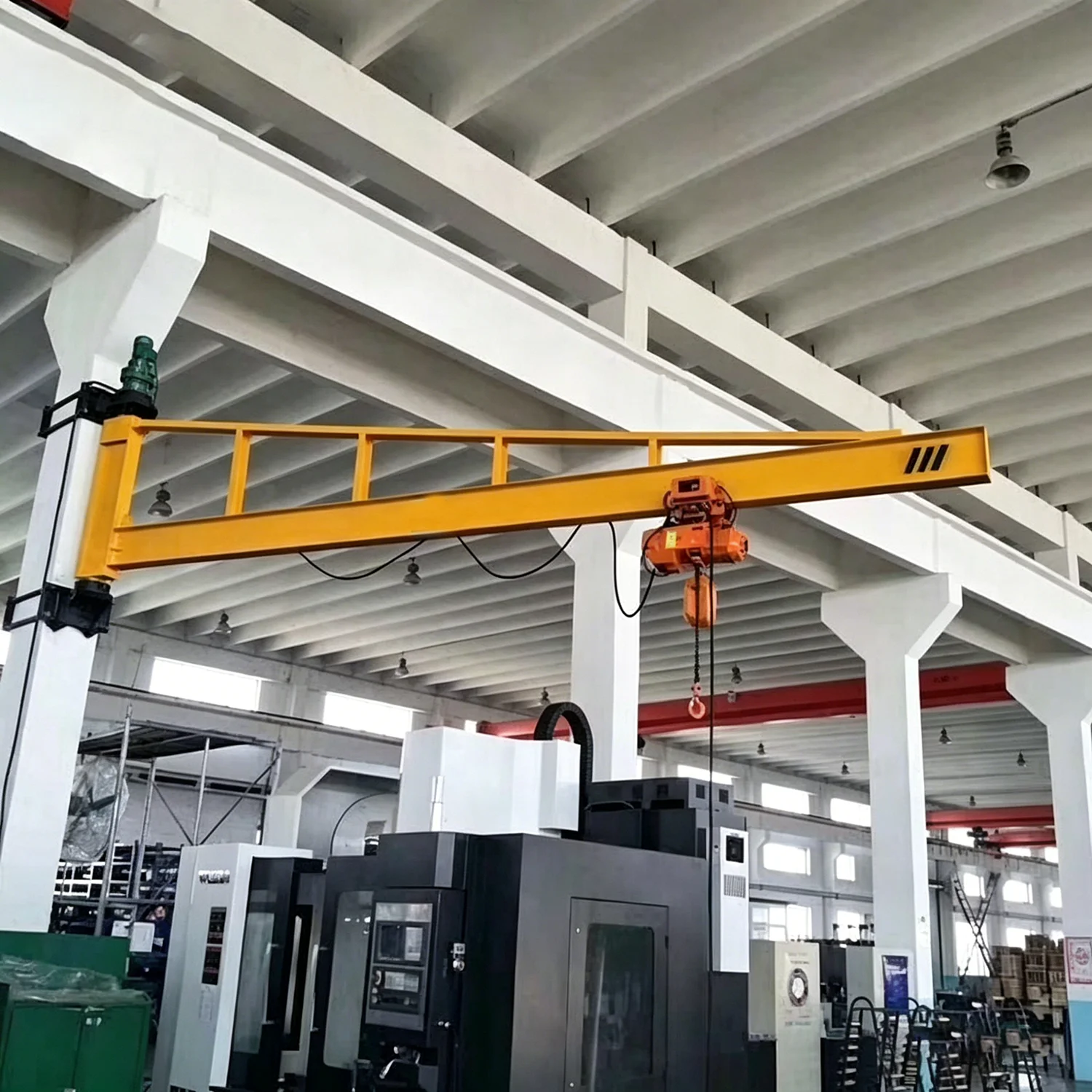Customized Popular Cheap Price Type 270° Rotation Slewing Arm Wall Mounted 250 Kg 500 Kg 1 Ton Jib Crane With Electric Hoist
Customized Popular Cheap Price Type 270° Rotation Slewing Arm Wall Mounted 250 Kg 500 Kg 1 Ton Jib Crane With Electric Hoist