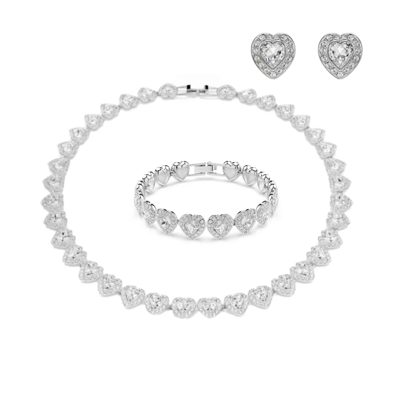 High-quality classic diamond heart-shaped crystal necklace set, suitable for daily wear, S925 silver, elegant jewelry 2026
High-quality classic diamond heart-shaped crystal necklace set, suitable for daily wear, S925 silver, elegant jewelry 2026