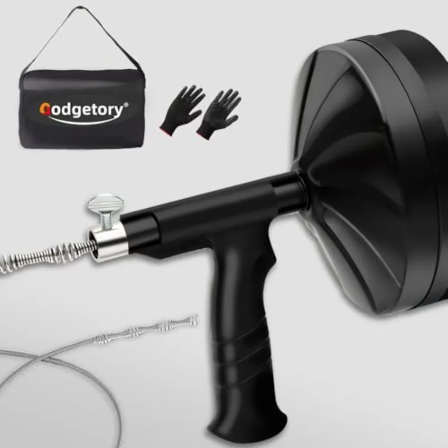 【Spot goods】50 FT Drain Snake Auger - Flexible and Powerful Snake Drain Hair Remover Tool for Kitchen Shower and All Drains - M
【Spot goods】50 FT Drain Snake Auger - Flexible and Powerful Snake Drain Hair Remover Tool for Kitchen Shower and All Drains - M