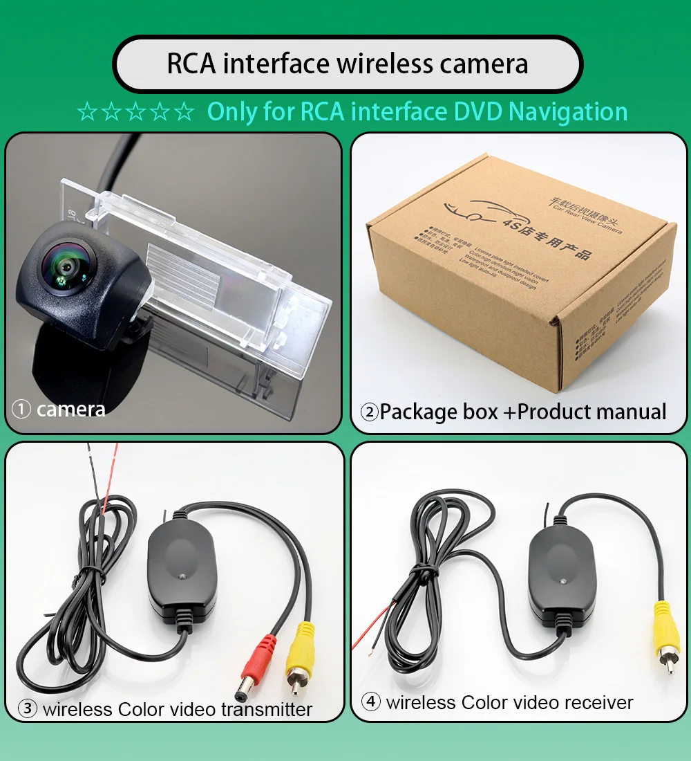 2.4 Ghz Wireless Rear View Fisheye Camera For Renault Clio V 5 Arkana 2019 2020 HD Color Transmitter Receiver
2.4 Ghz Wireless Rear View Fisheye Camera For Renault Clio V 5 Arkana 2019 2020 HD Color Transmitter Receiver