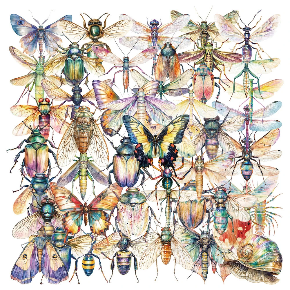 10/30/50pcs Transparent PET Insect Graffiti Stickers DIY Notebook Scrapbook Laptop Guitar Cute Exquisite Animal Sticker Kid Toy
10/30/50pcs Transparent PET Insect Graffiti Stickers DIY Notebook Scrapbook Laptop Guitar Cute Exquisite Animal Sticker Kid Toy