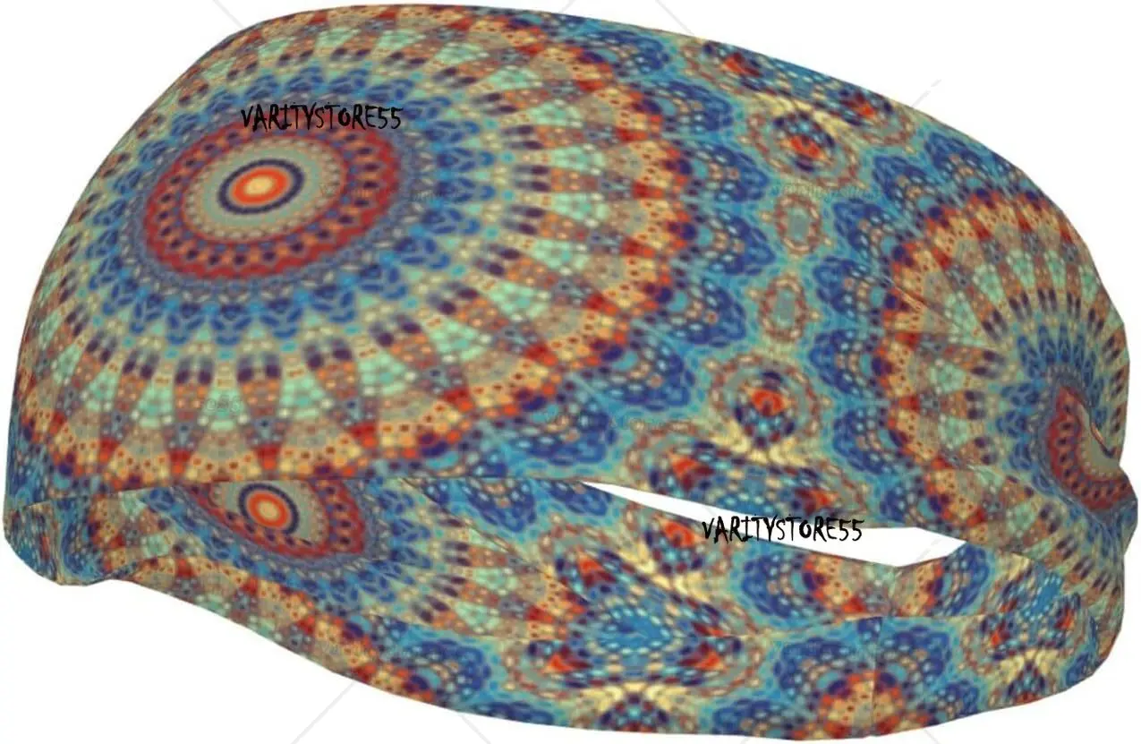 Round Mandala Print Sports Headband for Men Wome Reused & Washed Mens Headband Sweat Bands for Running Yoga Fitness Workout
Round Mandala Print Sports Headband for Men Wome Reused & Washed Mens Headband Sweat Bands for Running Yoga Fitness Workout