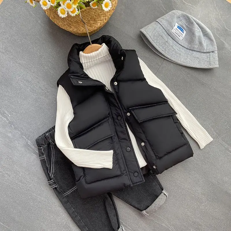 Boys Girls Winter Autumn Down Vest Coat Children Kids Warm Waistcoat Outerwear Clothing Infant Jacket Short Outerwear Vest N04
Boys Girls Winter Autumn Down Vest Coat Children Kids Warm Waistcoat Outerwear Clothing Infant Jacket Short Outerwear Vest N04