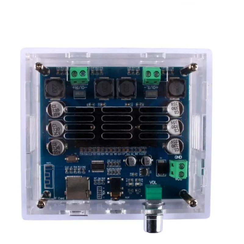 TDA7498Bluetooth5.0 Поддержка платы цифрового усилителяAUXOn-Board Потенциометр2*100Двухканальный с корпусом
TDA7498Bluetooth5.0 Поддержка платы цифрового усилителяAUXOn-Board Потенциометр2*100Двухканальный с корпусом