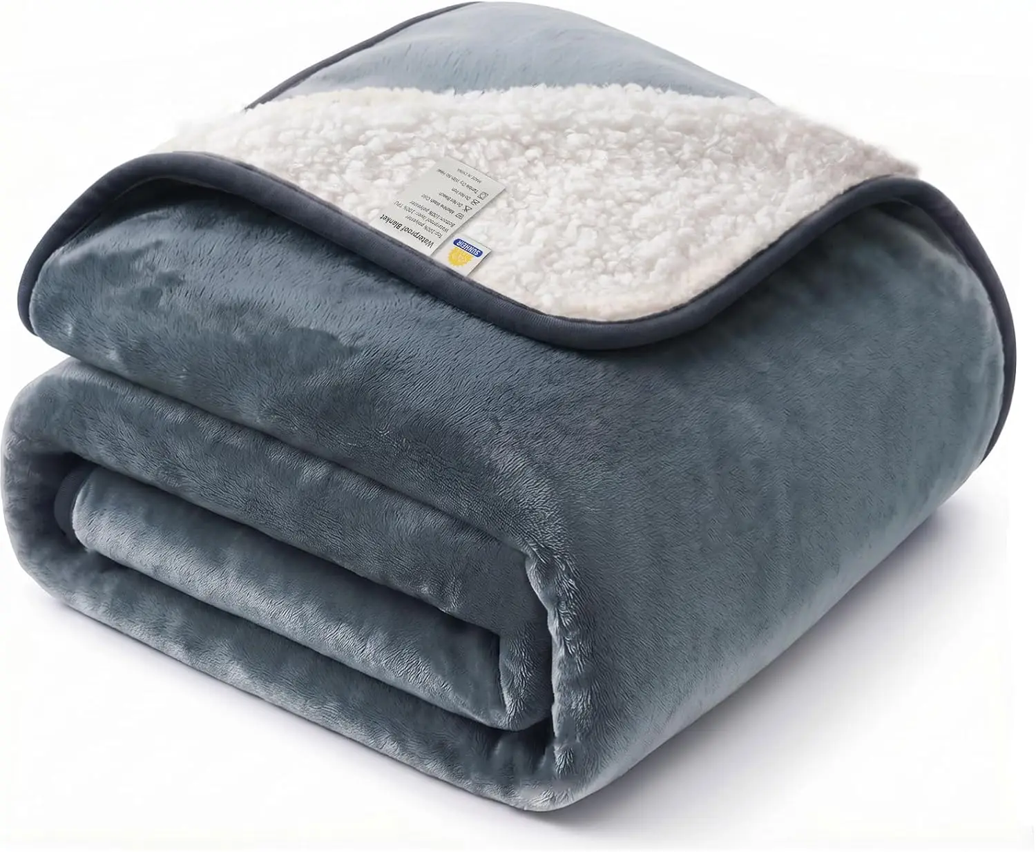 Reversible Waterproof Dog Blanket, Sherpa Fleece, Leakproof Pet Bed Couch Protector, 25x35, Grey
Reversible Waterproof Dog Blanket, Sherpa Fleece, Leakproof Pet Bed Couch Protector, 25x35, Grey