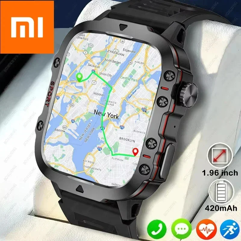Xiaomi Rugged Military GPS Smart Watch Men AMOLED HD Screen Heart Rate Bluetooth Call Waterproof Outdoor SmartWatch
Xiaomi Rugged Military GPS Smart Watch Men AMOLED HD Screen Heart Rate Bluetooth Call Waterproof Outdoor SmartWatch