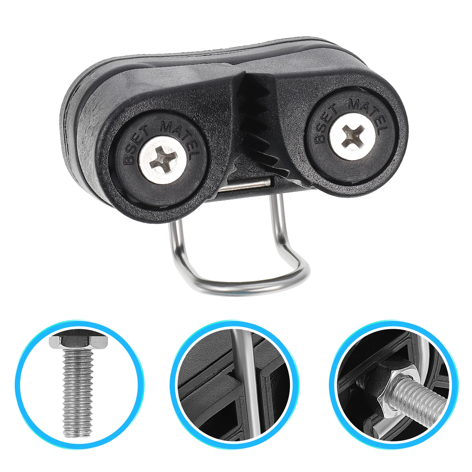 Rope Clip Sailing Cam Cleat Grip Fitness Equipment Yoga Fasten Supplies Sailboat
Rope Clip Sailing Cam Cleat Grip Fitness Equipment Yoga Fasten Supplies Sailboat