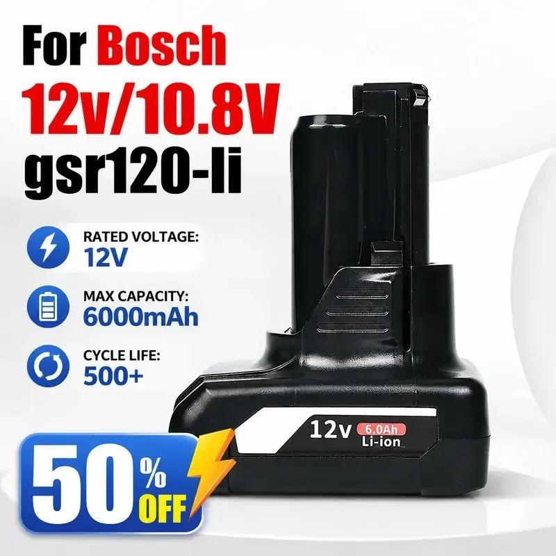 For Bosch GSR120-LI Hand Drill Replacement Lithium Battery 12 V 10.8 V BAT411 Charging
For Bosch GSR120-LI Hand Drill Replacement Lithium Battery 12 V 10.8 V BAT411 Charging