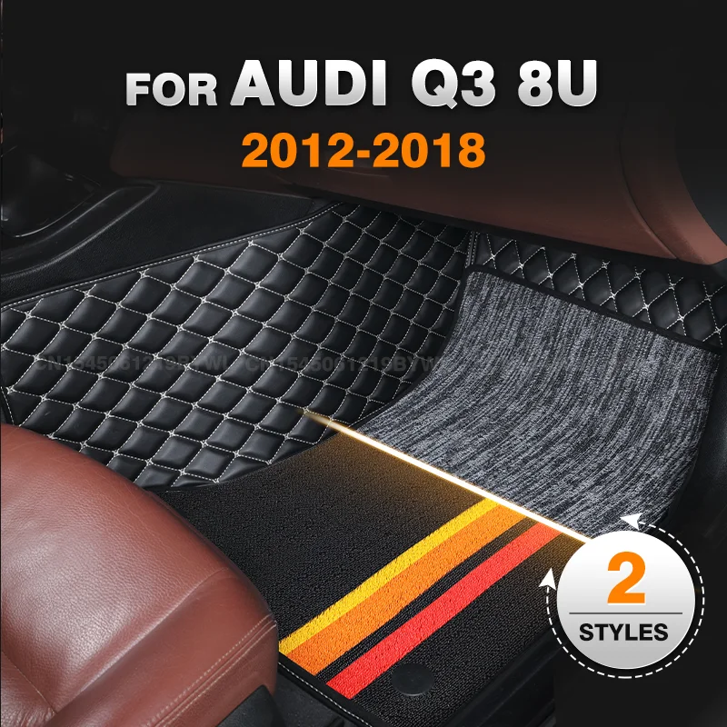 For Audi Q3 8U 2012-2018 17 16 15 14 13 Double Layer Car Floor Mats Custom Auto Foot Pads Carpet Cover Interior Accessories
For Audi Q3 8U 2012-2018 17 16 15 14 13 Double Layer Car Floor Mats Custom Auto Foot Pads Carpet Cover Interior Accessories