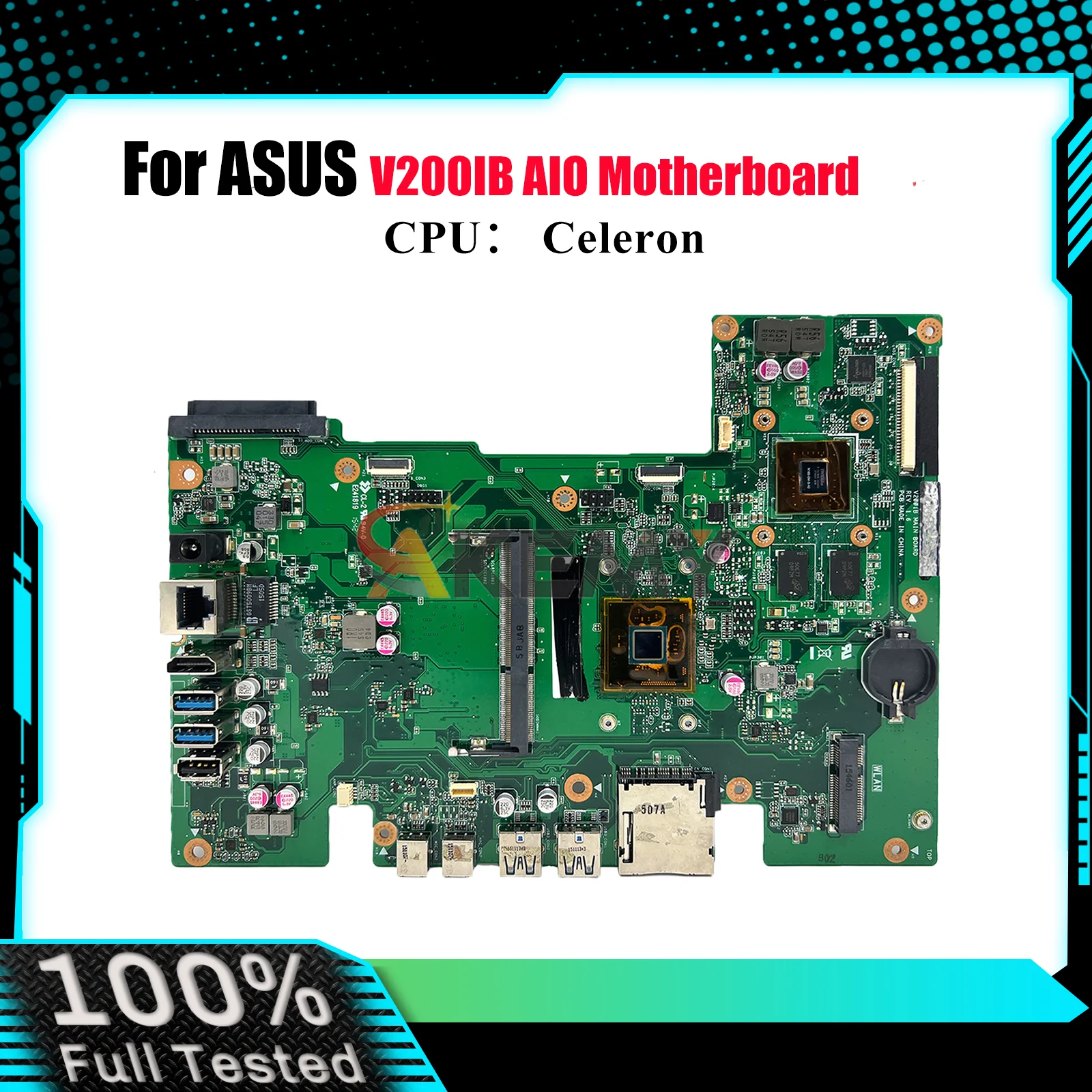 Материнская плата V200IB для ASUS Vivo AiO V200IB V200I, материнская плата с процессором Celeron, 100% тестирование, ОК, быстрая доставка, высокое качество
Материнская плата V200IB для ASUS Vivo AiO V200IB V200I, материнская плата с процессором Celeron, 100% тестирование, ОК, быстрая доставка, высокое качество